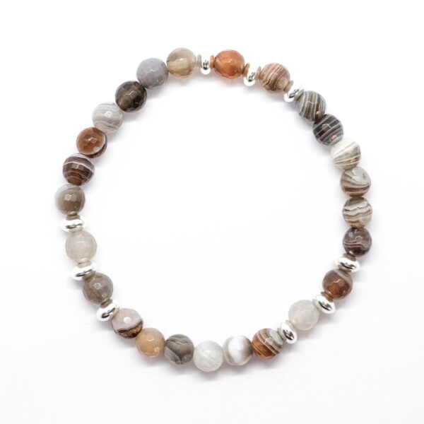 Steinarmband Handgemacht Botswana Achat
