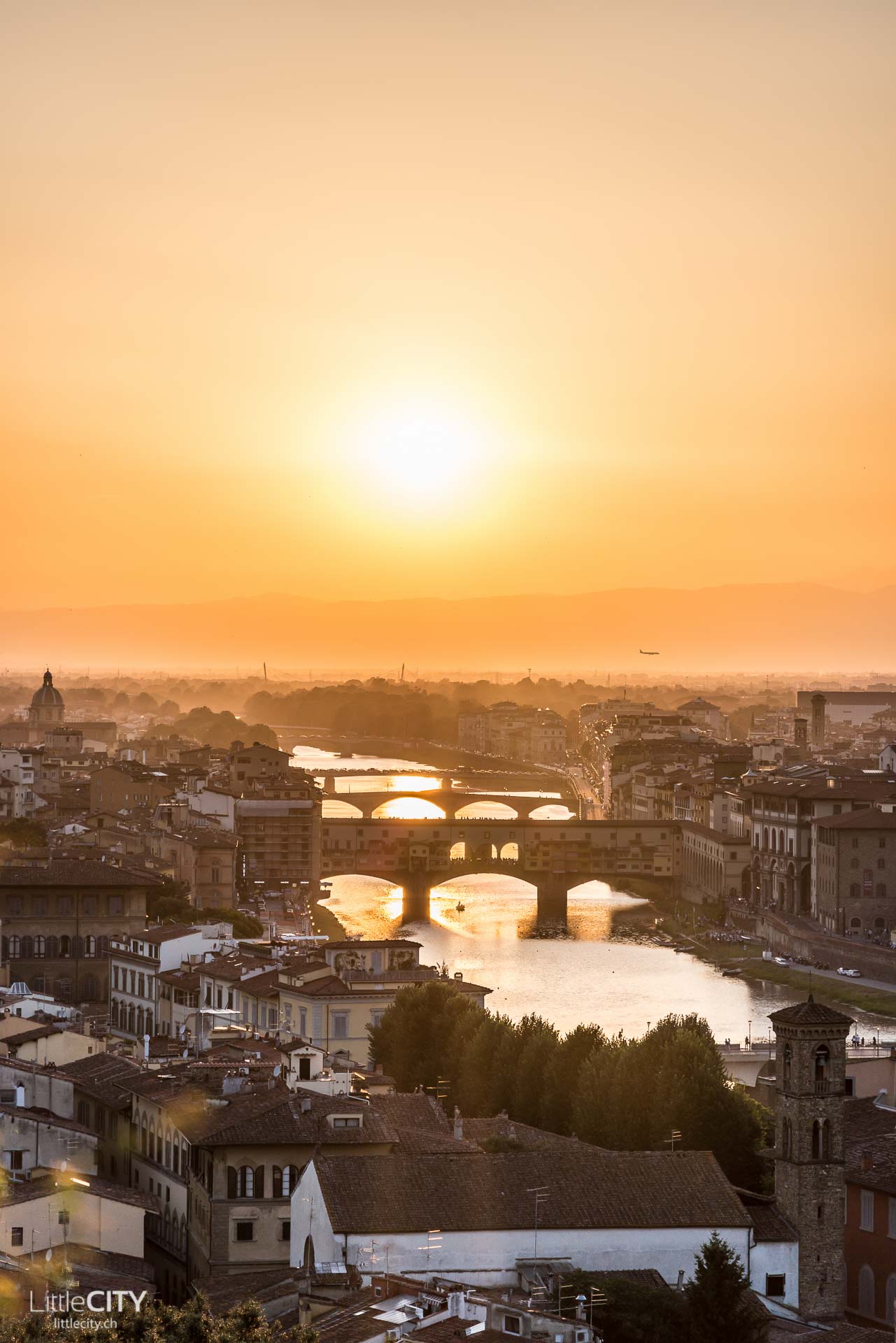 Florenz Piazzale Michelangelo Sonnenuntergang-1-2