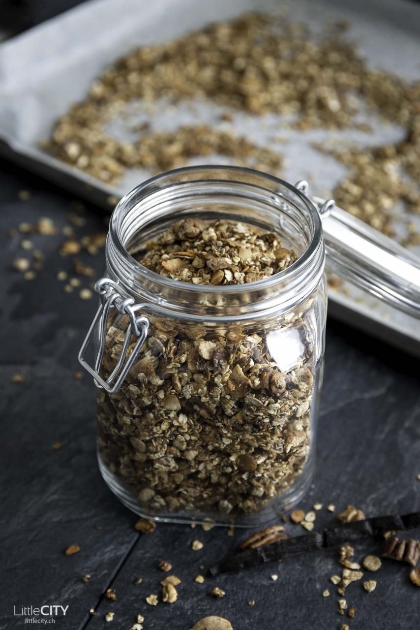 Knuspermüsli ohne Zucker selber machen