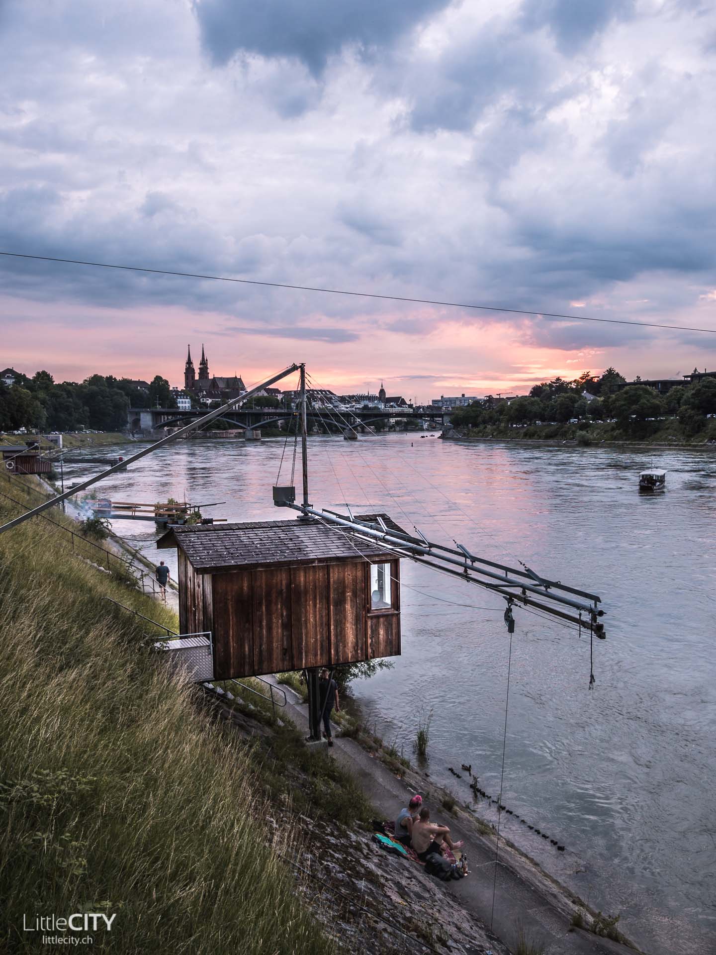 Basel Sehenswürdigkeiten Fischergalgen Rhein
