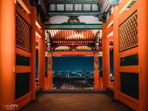 Kyoto Kiyomizu dera Tempel Nacht