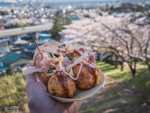 Takoyaki Japanisches Essen