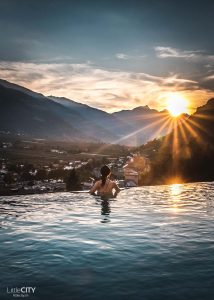 Preidlhof Dolce Vita Resort Infinity Pool Südtirol