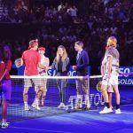 Swiss Indoors Halbfinal Coin Toss Roger Federer