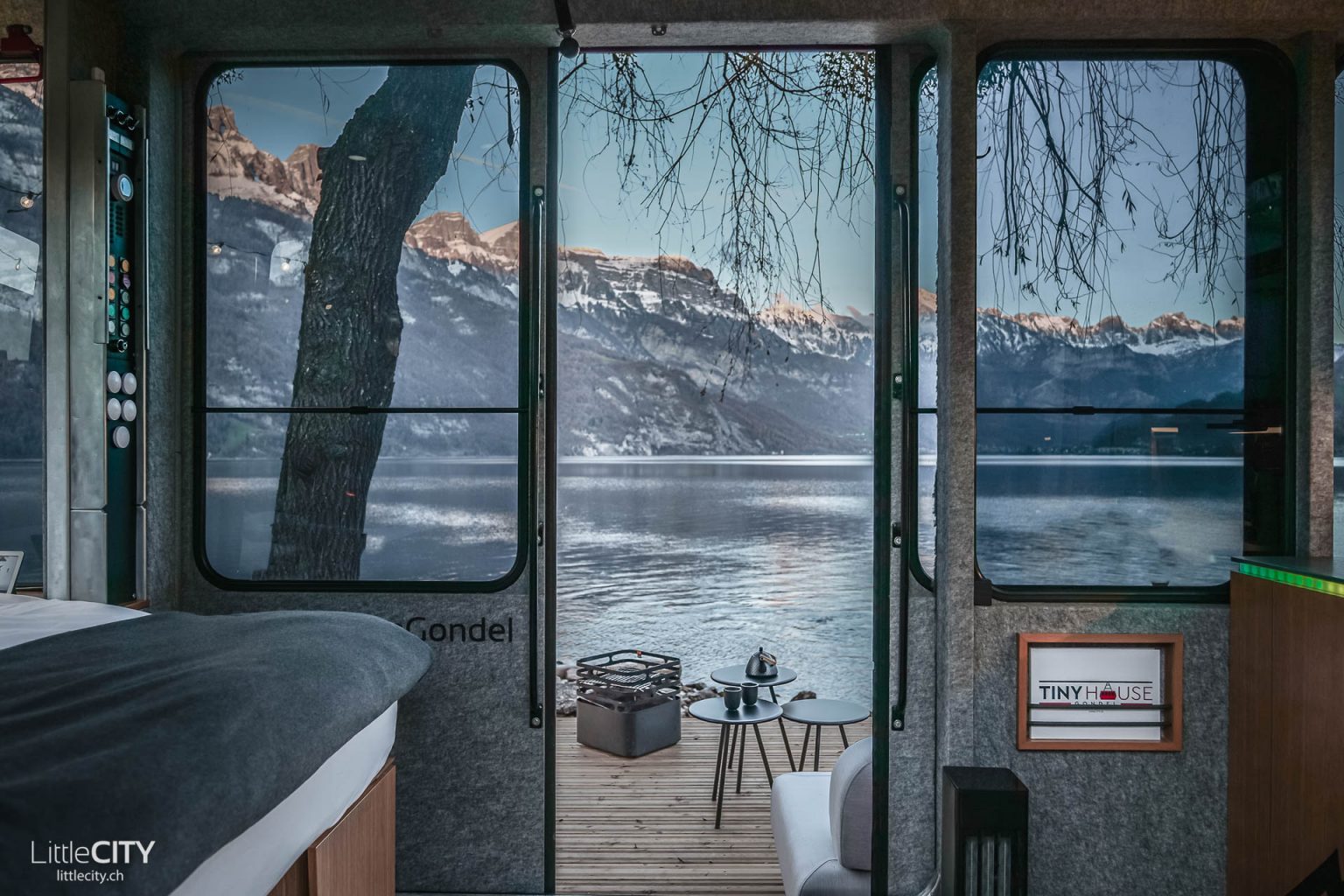 Tiny House Gondel am Walensee in Murg ist jetzt buchbar! ⋆ LittleCITY